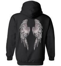 Horse Angels Heavy Blend Hoodie with Wings on Back!