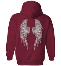 Horse Angels Heavy Blend Hoodie with Wings on Back!