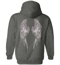 Horse Angels Heavy Blend Hoodie with Wings on Back!