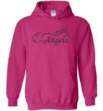 Horse Angels Heavy Blend Hoodie with Wings on Back! (black logo)