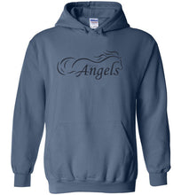 Horse Angels Heavy Blend Hoodie with Wings on Back! (black logo)