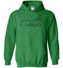 Horse Angels Heavy Blend Hoodie with Wings on Back! (black logo)