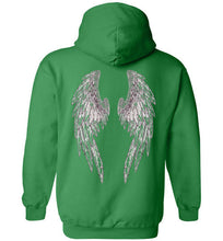 Horse Angels Heavy Blend Hoodie with Wings on Back!