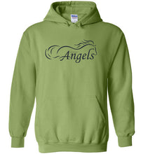 Horse Angels Heavy Blend Hoodie with Wings on Back! (black logo)