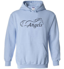 Horse Angels Heavy Blend Hoodie with Wings on Back! (black logo)