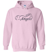 Horse Angels Heavy Blend Hoodie with Wings on Back! (black logo)