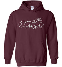 Horse Angels Heavy Blend Hoodie in Dark Colors