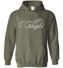 Horse Angels Heavy Blend Hoodie with Wings on Back!