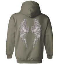 Horse Angels Heavy Blend Hoodie with Wings on Back!