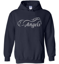 Horse Angels Heavy Blend Hoodie in Dark Colors