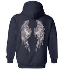 Horse Angels Heavy Blend Hoodie with Wings on Back!