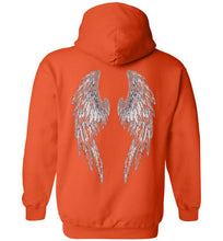 Horse Angels Heavy Blend Hoodie with Wings on Back!
