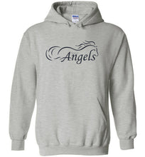 Horse Angels Heavy Blend Hoodie with Wings on Back! (black logo)