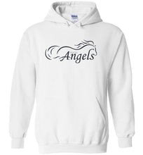 Horse Angels Heavy Blend Hoodie with Wings on Back! (black logo)