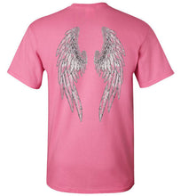 Horse Angels "Pledge" Tee with Wings on Back (black logo)