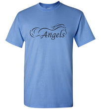 Horse Angels "Pledge" Tee with Wings on Back (black logo)