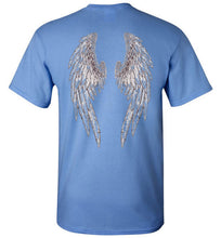 Horse Angels "Pledge" Tee with Wings on Back (black logo)