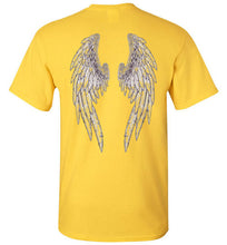 Horse Angels "Pledge" Tee with Wings on Back (black logo)