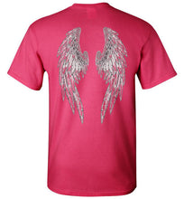 Horse Angels "Pledge" Tee with Wings on Back (black logo)