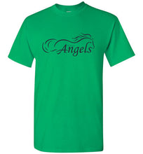 Horse Angels "Pledge" Tee with Wings on Back (black logo)