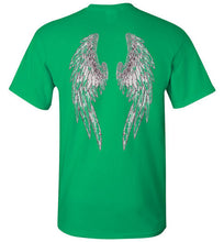Horse Angels "Pledge" Tee with Wings on Back (black logo)