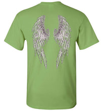 Horse Angels "Pledge" Tee with Wings on Back (black logo)