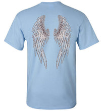 Horse Angels "Pledge" Tee with Wings on Back (black logo)