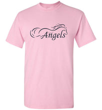 Horse Angels "Pledge" Tee with Wings on Back (black logo)