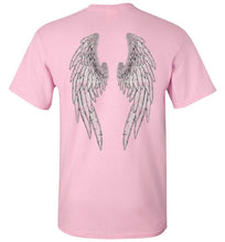 Horse Angels "Pledge" Tee with Wings on Back (black logo)