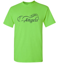 Horse Angels "Pledge" Tee with Wings on Back (black logo)