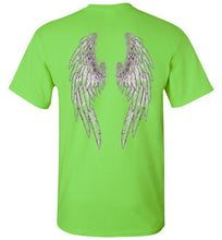 Horse Angels "Pledge" Tee with Wings on Back (black logo)