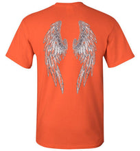 Horse Angels "Pledge" Tee with Wings on Back (black logo)