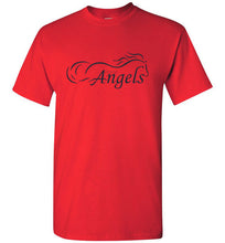 Horse Angels "Pledge" Tee with Wings on Back (black logo)