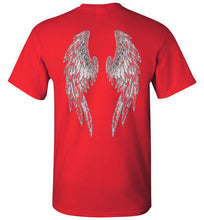 Horse Angels "Pledge" Tee with Wings on Back (black logo)