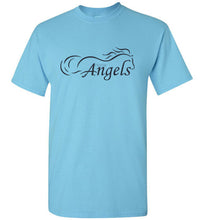 Horse Angels "Pledge" Tee with Wings on Back (black logo)