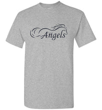 Horse Angels "Pledge" Tee with Wings on Back (black logo)