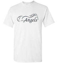Horse Angels "Pledge" Tee with Wings on Back (black logo)