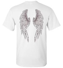 Horse Angels "Pledge" Tee with Wings on Back (black logo)