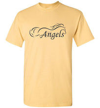 Horse Angels "Pledge" Tee with Wings on Back (black logo)
