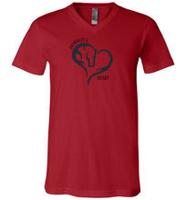 Horseful Heart Unisex V-Neck Tee