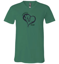 Horseful Heart Unisex V-Neck Tee