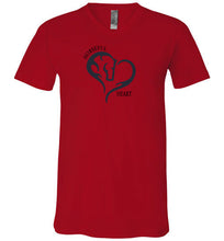 Horseful Heart Unisex V-Neck Tee