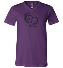 Horseful Heart Unisex V-Neck Tee