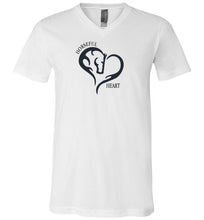 Horseful Heart Unisex V-Neck Tee