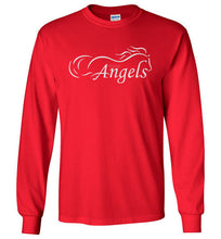 Horse Angel's "Pledge" Long Sleeve Tee with Wings on Back (white logo)