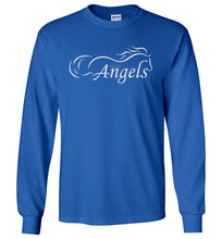 Horse Angel's "Pledge" Long Sleeve Tee with Wings on Back (white logo)