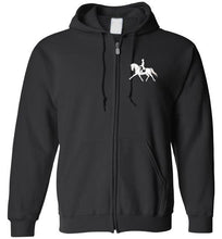 Dressage Horse Zip Hoodie