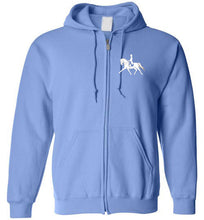Dressage Horse Zip Hoodie