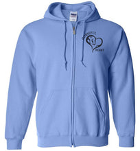Horseful Heart Zip Hoodie