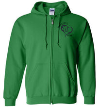 Horseful Heart Zip Hoodie